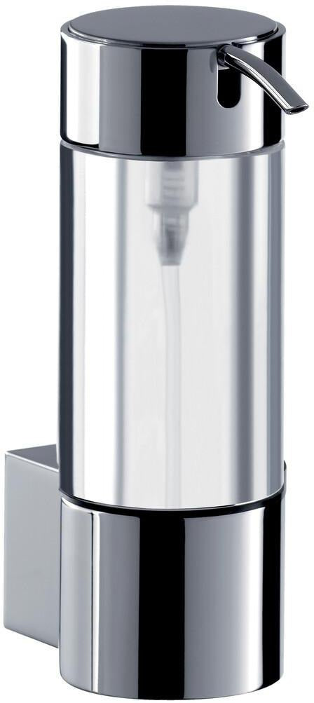 EMCO system 2 Flüssigseifenspender Kristallglas klar mit verchromter Dosierpumpe, 80 ml Wandmodell
