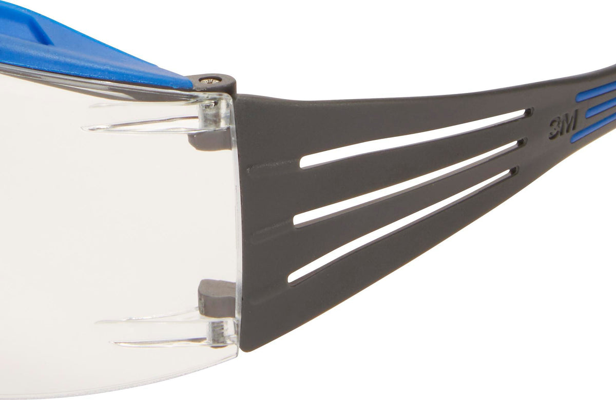 3M Schutzbrille SecureFit™ 400X EN 166 mit Scotchgard™ Anti-Fog Beschichtung, blau/grau
