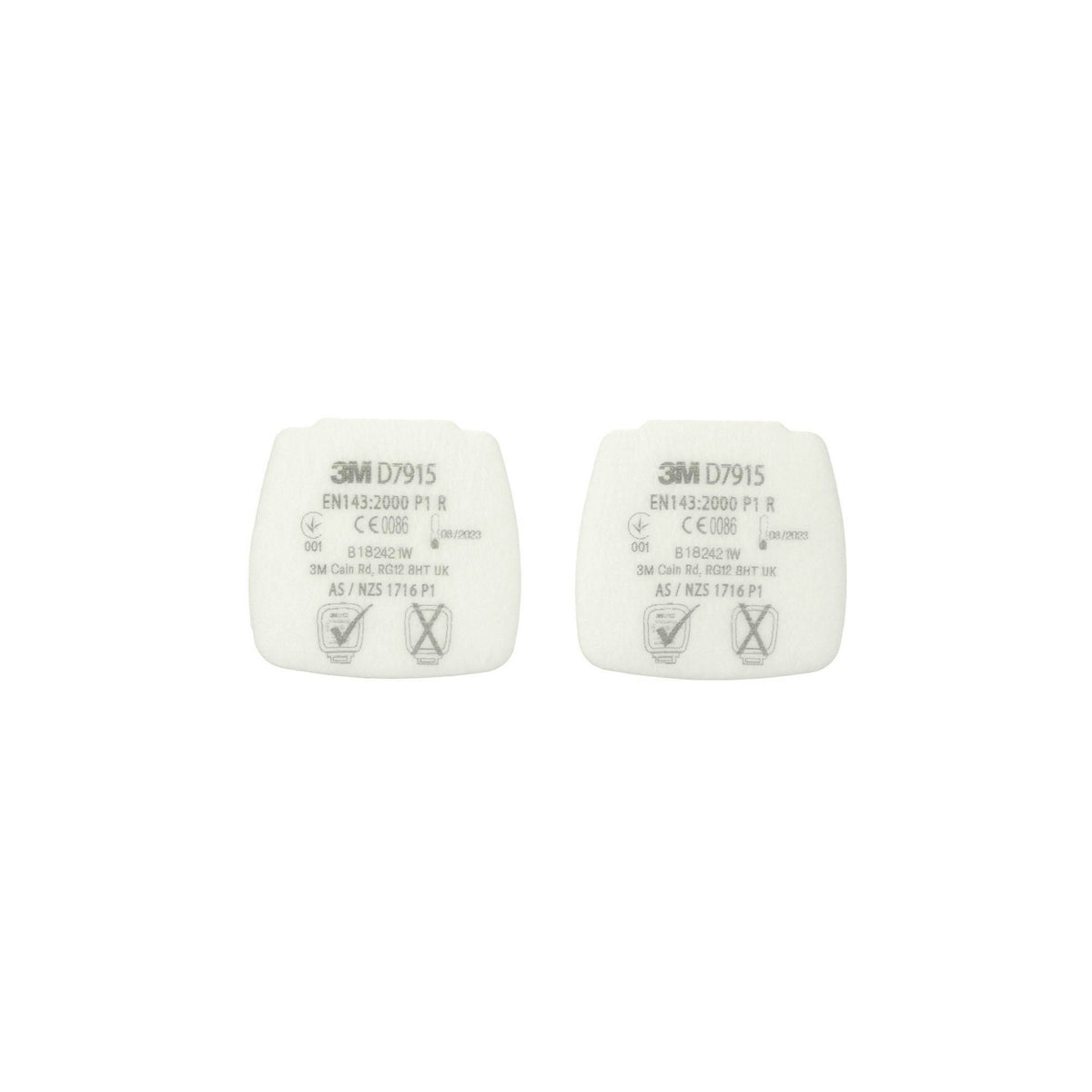3M Feinstaubvliesfilter D7925 P2R für Secure Click Atemschutzmasken