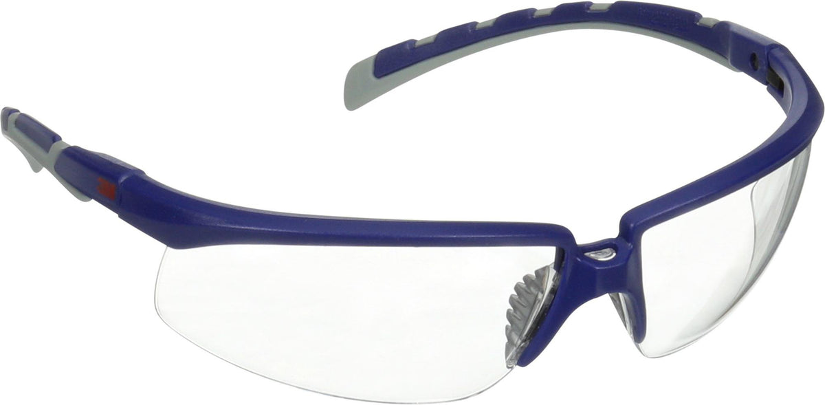 3M Schutzbrille S2001AF-BLU-EU EN 166 EN 170 EN 172 mit blau/grauen Bügeln und klarer Scheibe