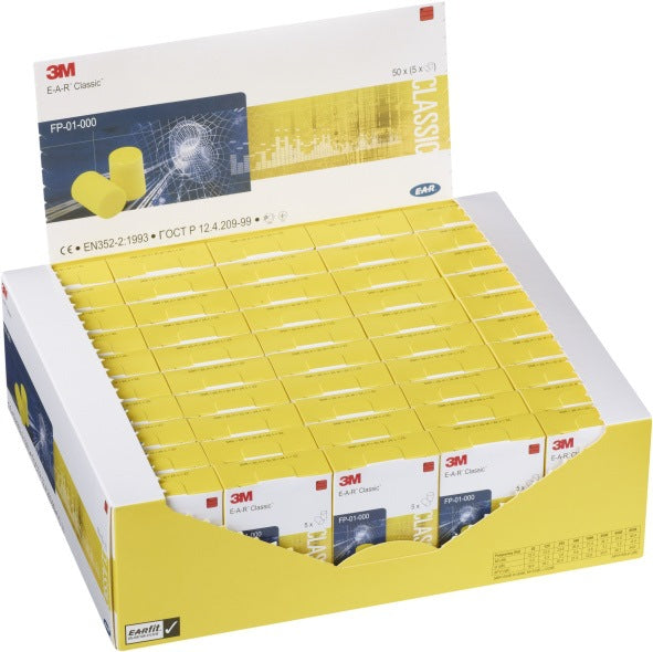 3M E-A-R™ Classic™ Gehörschutzstöpsel EN 352-2 SNR 31 dB ohne Kordel