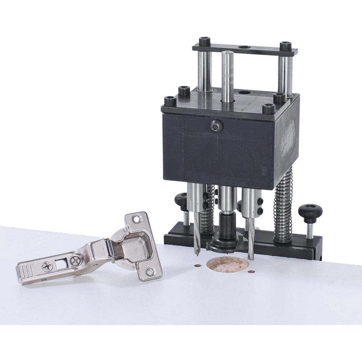 BERNARDO Bohrmaske – Modell Bohrkopf 42/11 für Scharnier Typ Grass, mit Aufnahme für Bohrmaschine