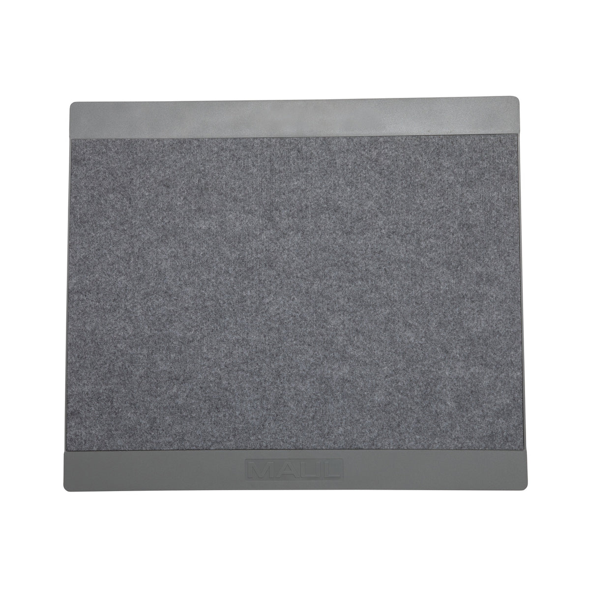 MAUL Fußstütze grau – stufenlos höhenverstellbar, 475 x 390 mm, für ergonomisches Sitzen