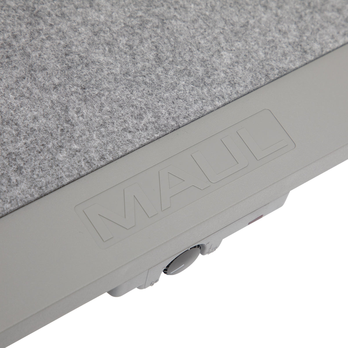 MAUL Fußstütze grau – stufenlos höhenverstellbar, 475 x 390 mm, für ergonomisches Sitzen