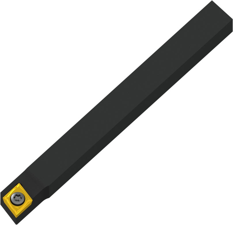 PRAMET Drehwerkzeughalter ISO SCACL 0808 D 06 Linkslauf – Schraubklemmung für 80° Rhombus-Wendeplatten