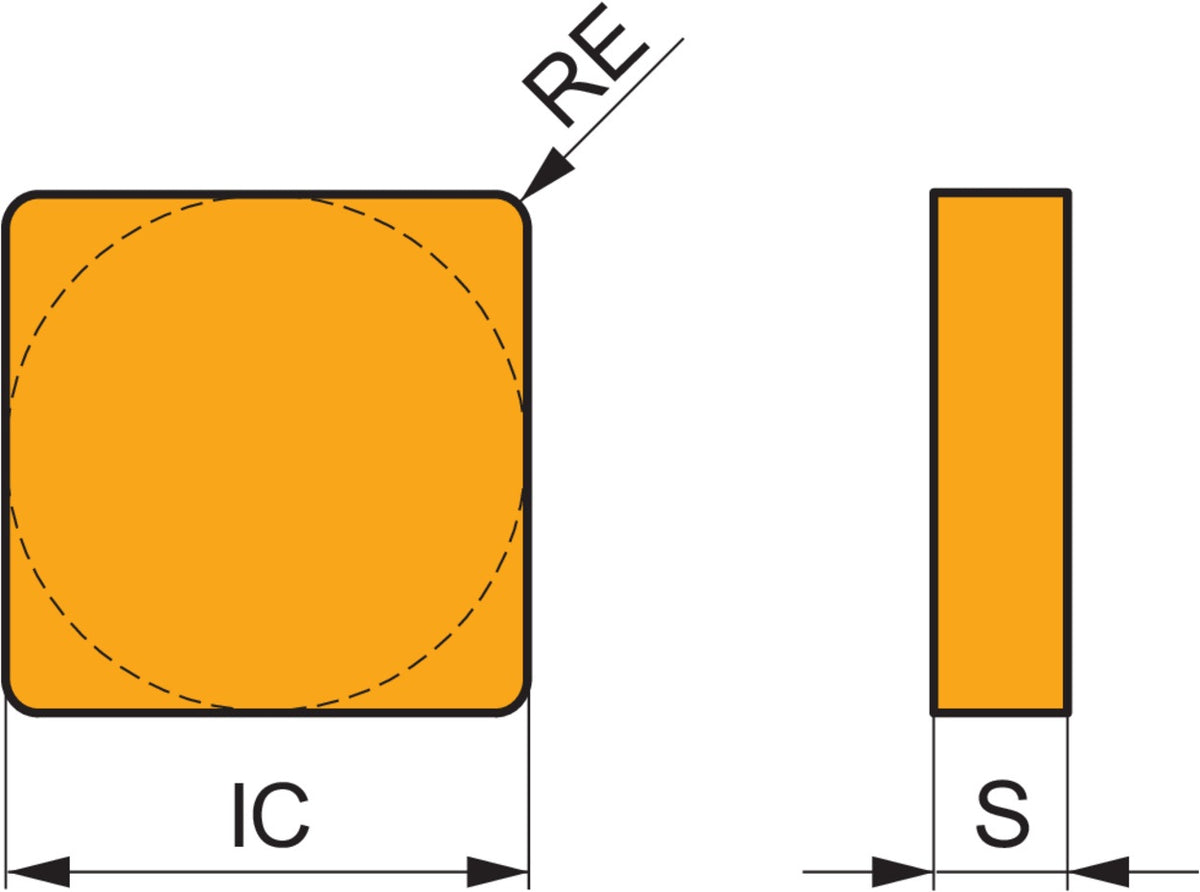 Dormer Pramet SNUN 120408 M8330 Fräswendeschneidplatte PVD-beschichtet