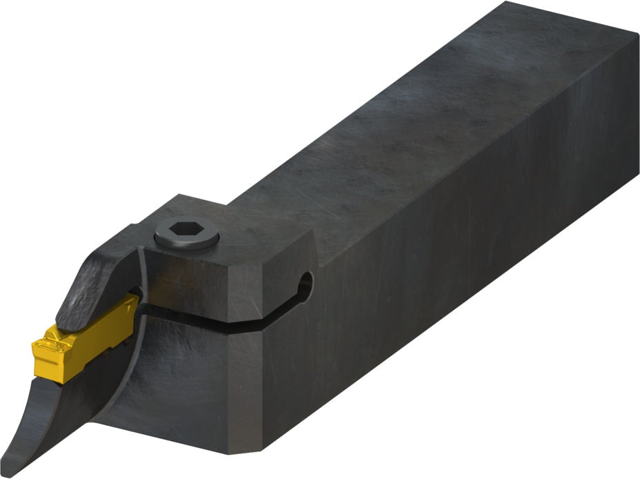 PRAMET Planeinstech-Werkzeug GL3-S2525MFL-12-R035027 für GL-Wendeschneidplatten, Linkslauf, 12 mm Einstechtiefe
