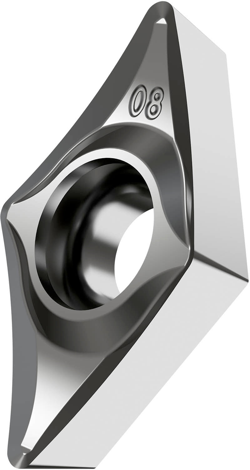 PRAMET Drehwendeschneidplatte DCGT 11T304E-SF3:H07 – 55° Rhombisch, unbeschichtet