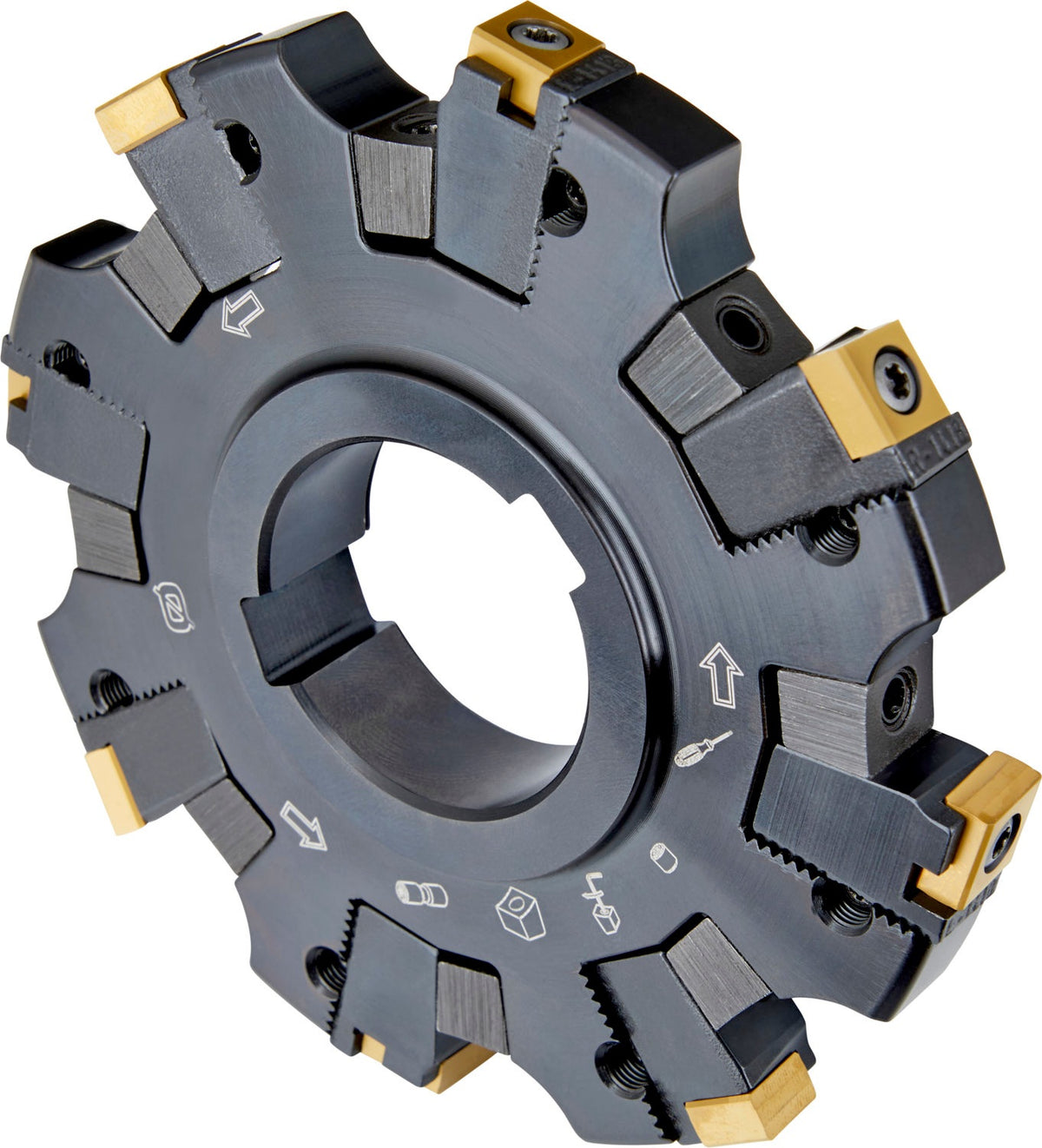 PRAMET Scheibenfräser S90CN 125 mm mit Wendeplattenaufnahme für tiefe Nuten