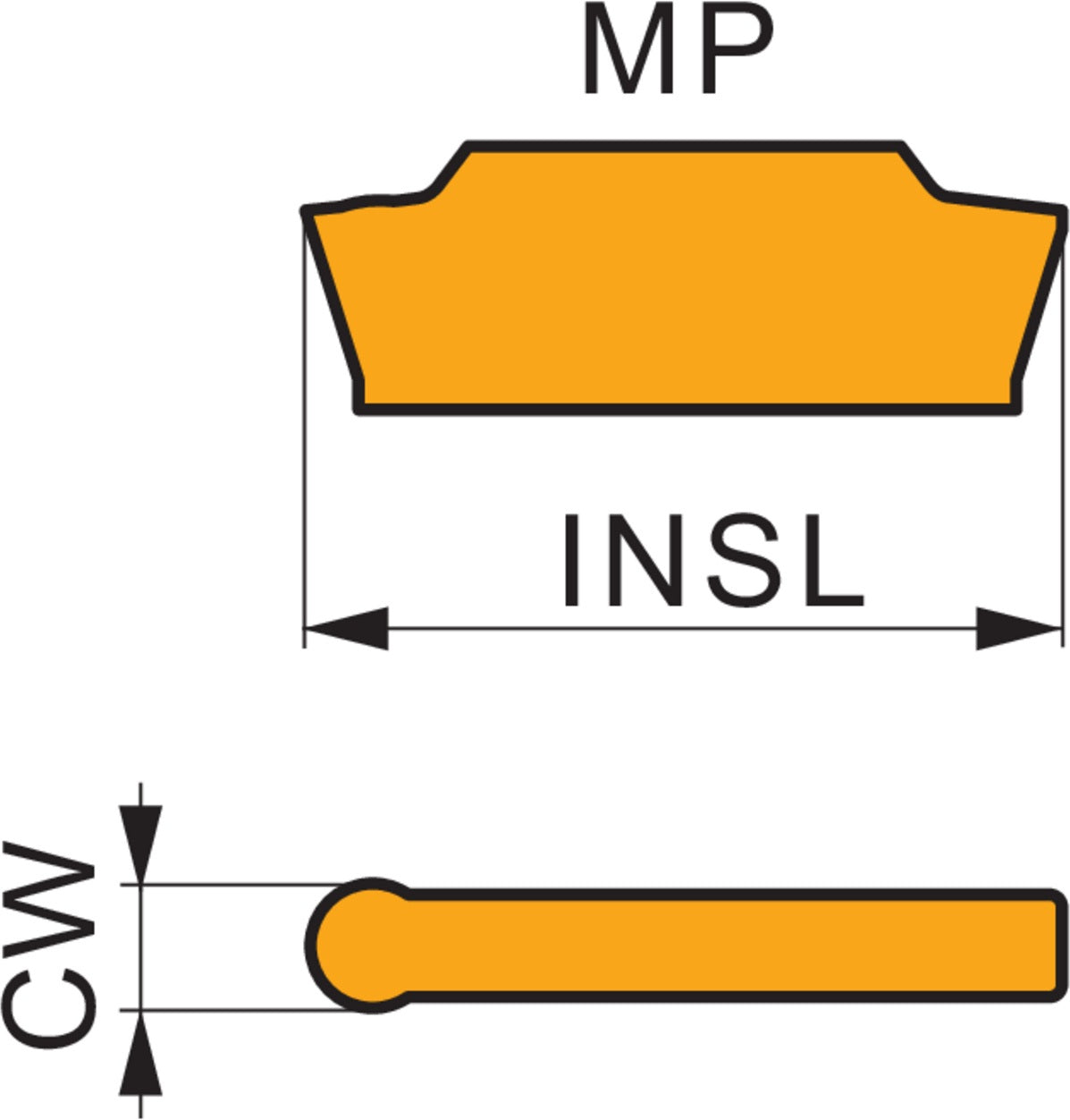 DORMER PRAMET Drehwendeschneidplatte LCMR 0416MO-MP T8330 PVD beschichtet Gold