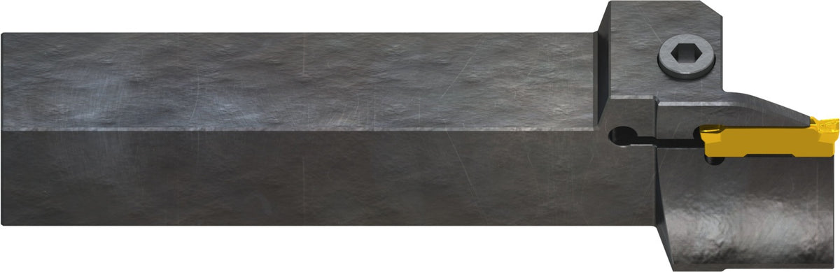 PRAMET Planeinstech-Werkzeug GL3-S2525MFL-12-R035027 für GL-Wendeschneidplatten, Linkslauf, 12 mm Einstechtiefe