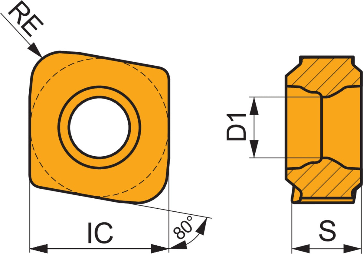PRAMET Fräswendeschneidplatte CNHX 050205ER-WM M4310 PVD beschichtet