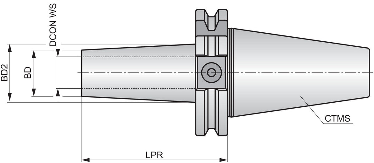 PRAMET Wechselschneidkopf DIN 69871 D.12,5mm ISO 69871.40ADB-IHA.M12.050 – Präzision für Gewindefräsen