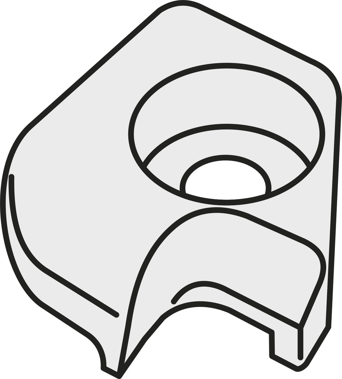PRAMET Ersatzteil ISO 1121 für Abstechwerkzeuge – Präzisionsteil 55,7g