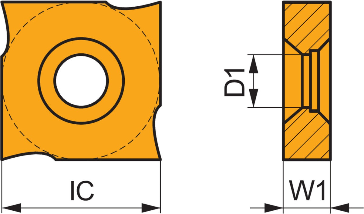 PRAMET Wendeschneidplatte SNHQ 1102AZTN M8330 PVD-beschichtet