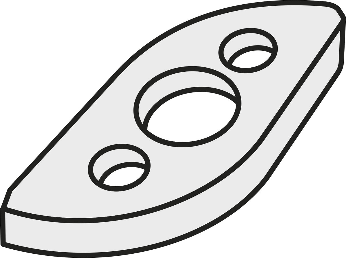 PRAMET HM Unterlegscheibe ISO SZN 400322 – Ersatzteil für Abstechwerkzeuge