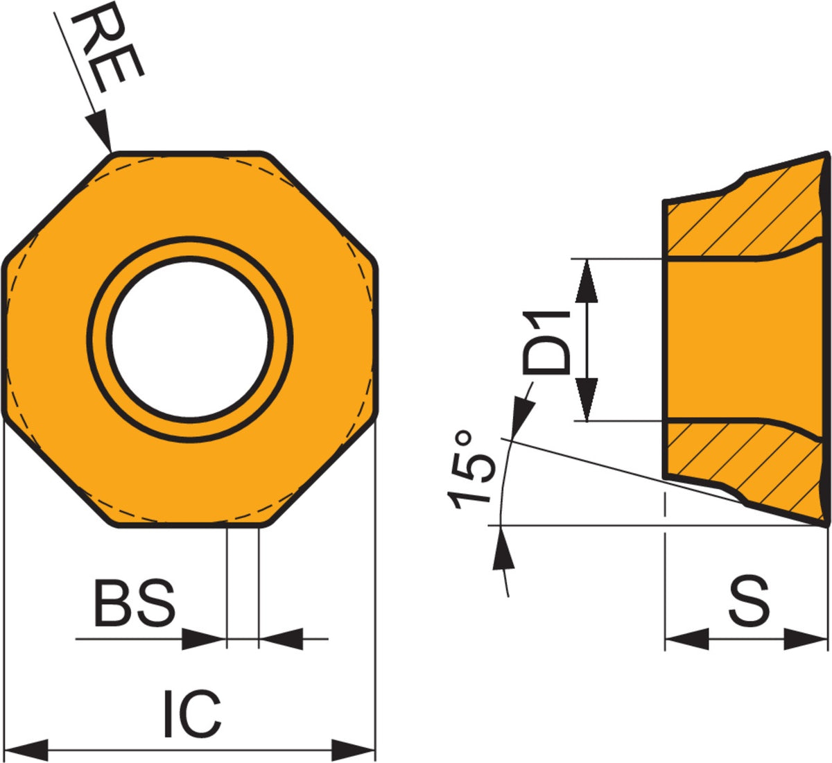 PRAMET Fräswendeschneidplatte ODKT 0505ADFR-F M8310 PVD-beschichtet 10 Stk.