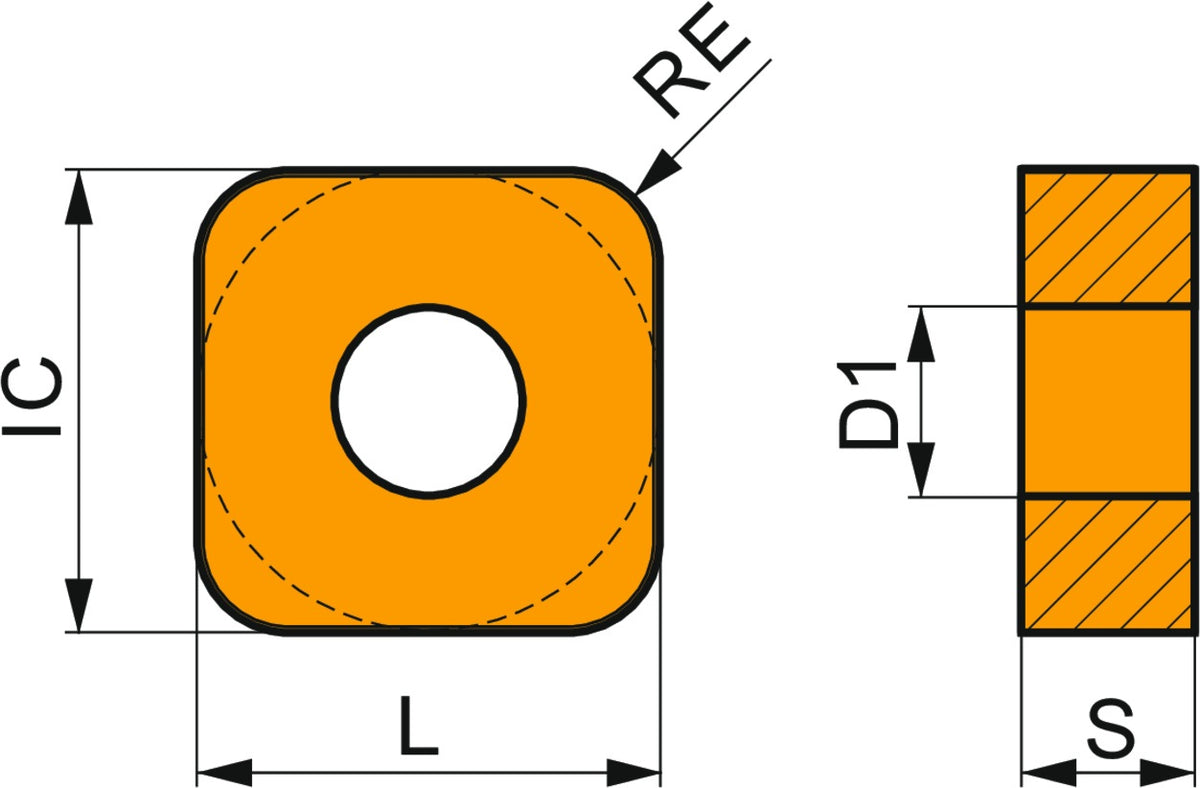 Dormer Pramet Drehwendeschneidplatte SNMX 191140SN-RF:T9315, 7,75 mm, MT-CVD beschichtet