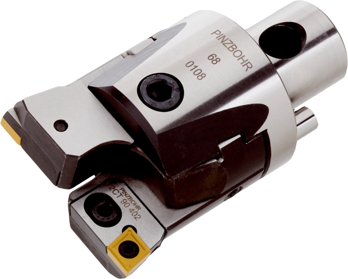 PRAMET Schruppwerkzeug ISO D 06890 300, 36 mm Aufnahme, 80–102 mm Schneidbereich, 90° Anstellwinkel