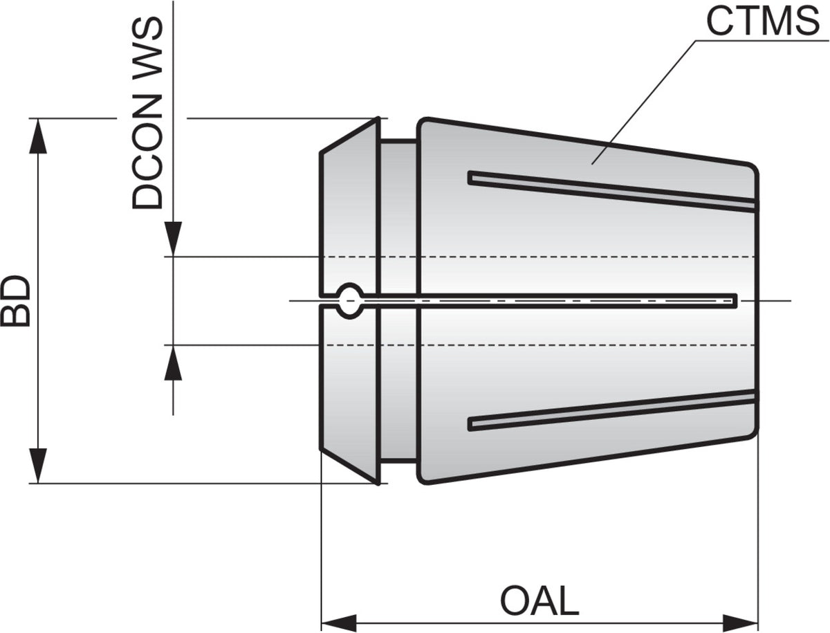PRAMET ER Spannzange ER16.C.06.S D.6mm – Präzise Spanntechnik für 6 mm Werkzeuge