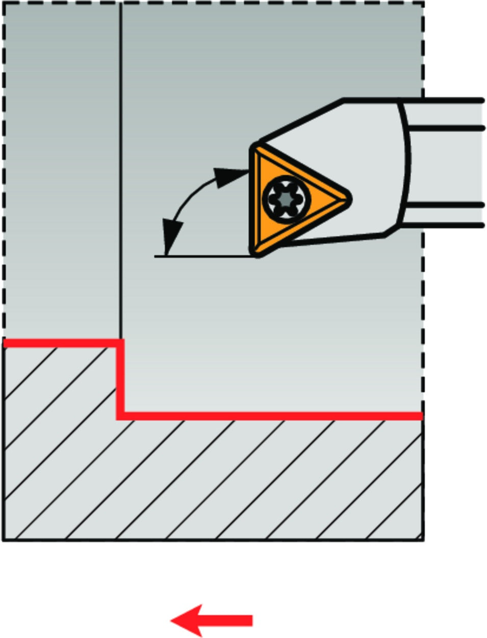 PRAMET Bohrstange ISO S10H-STFCL 11 Ø10 mm Linkslauf – Schraubklemmung für TC.. 1102..
