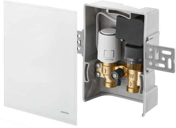OVENTROP Unibox TQ-RTL R-Tronic Thermostat – Automatischer Hydraulischer Abgleich, Weiß