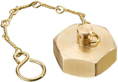 Oventrop Optibal Verschlusskappe DN15 (R 3/4" IG) mit Dichtscheibe und Kette