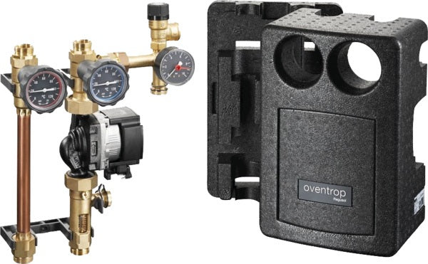 Oventrop Regusol SH-130 DN 20 Übergabestation mit Grundfos UPM3 Solar 25-75 PWM Pumpe