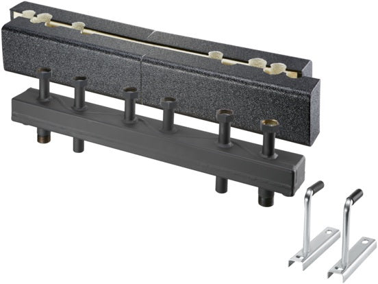 Oventrop HydroFixx Hydraulische Weiche für Regumat DN 25 mit 3 Heizkreisen aus Stahl