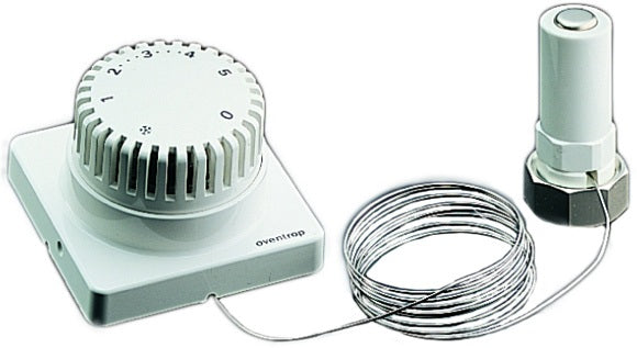 OVENTROP Thermostat Uni FD mit Fernverstellung, weiß, Kapillarrohr 2000 mm, mit Nullstellung
