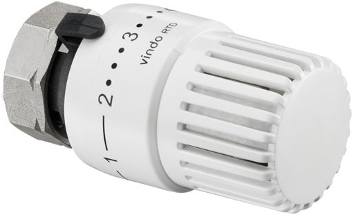 Oventrop Thermostat vindo RTD für Danfoss RTD-Ventile mit Nullstellung, M30 x 1,5, weiß