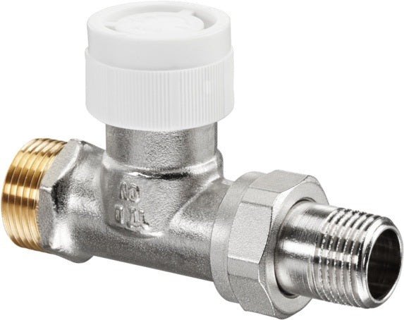 OVENTROP Thermostatventil AV 9 DN 15 – Voreinstellbar, vernickelt, für Zweirohrsysteme
