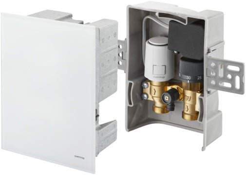 OVENTROP Unibox TQ-RTL R-Tronic Thermostat – Automatischer Hydraulischer Abgleich, Weiß