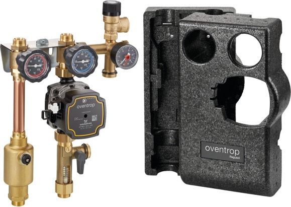 OVENTROP Regusol LH-130 DN 20 Übergabestation mit Grundfos UPM3 Solar 25-75 PWM