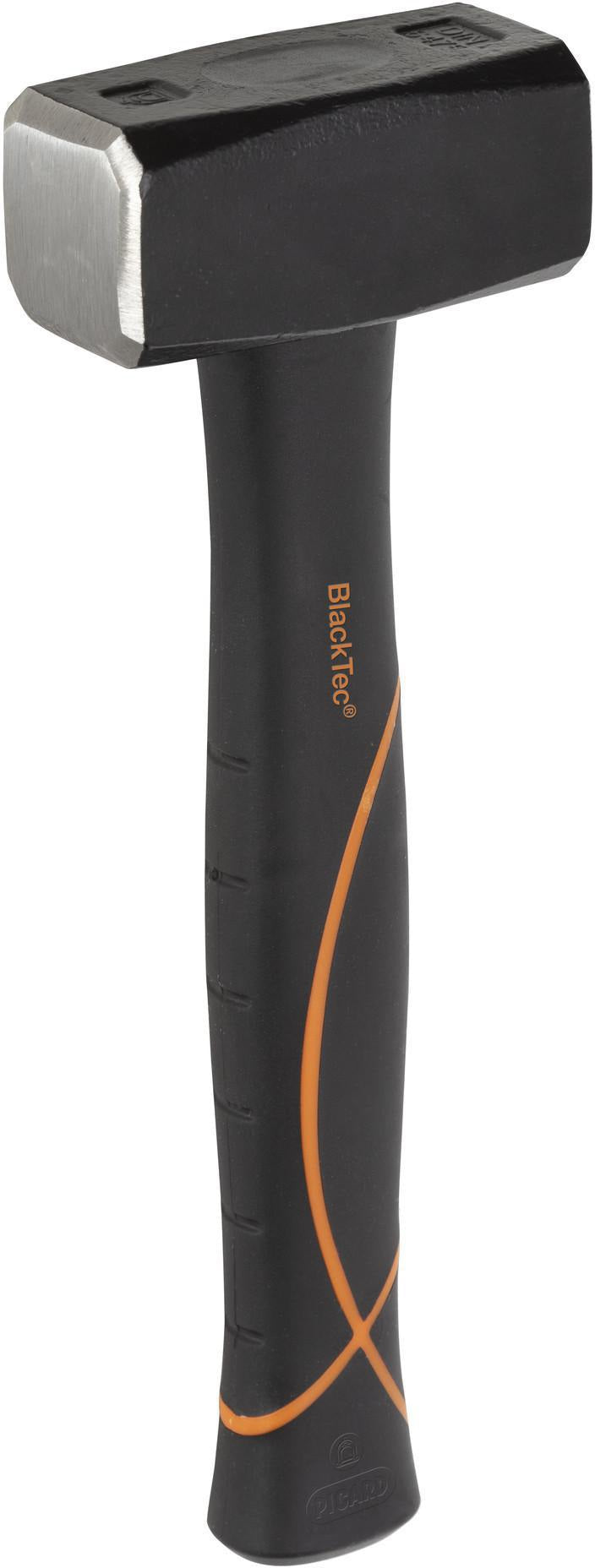 Fäustel BlackTec® 1000g von PICARD – 3K-Kunststoff-Stiel, DIN 6475, schwarz