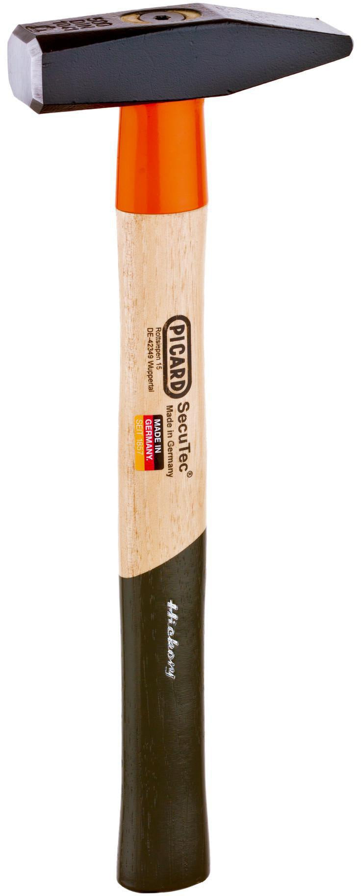 PICARD Schlosserhammer SecuTec® Nr.12 200g Hickorystiel 280mm – Profi-Hammer