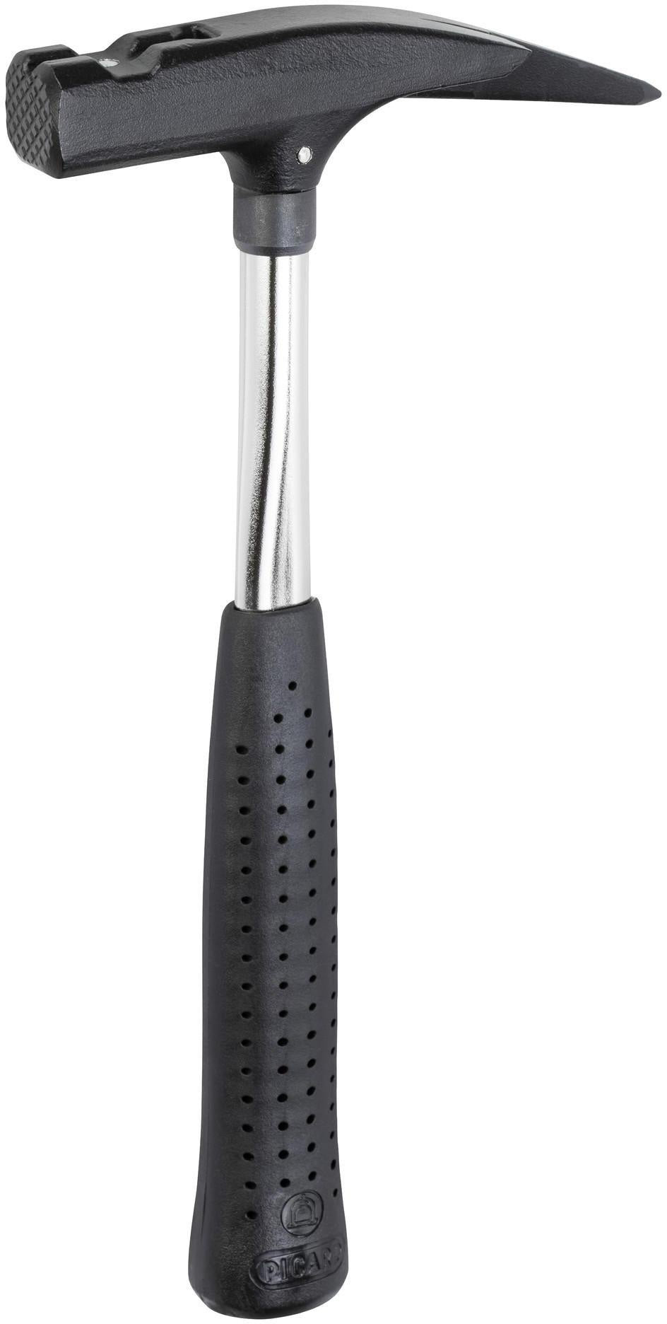 PICARD Latthammer 620M DIN 7239, 600 g Kopf, Magnet-Nagelhalter, Stahlrohrstiel