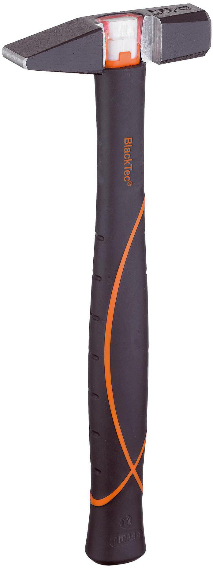 Schlosserhammer BlackTec® 200g von PICARD – 3K-Kunststoff-Stiel, 300 mm, DIN 1041