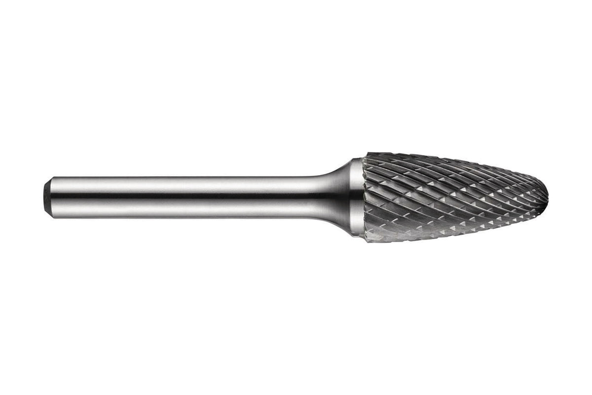 DORMER Frässtift RBF Ø 12,7 mm HM Kreuzverzahnung – Form F für Konturen und Kanten