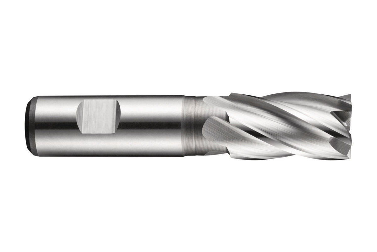 DORMER Schaftfräser C247 HSS-E-PM Ø25,4 mm – 5 Schneiden, DIN 844 K, 30° Helix
