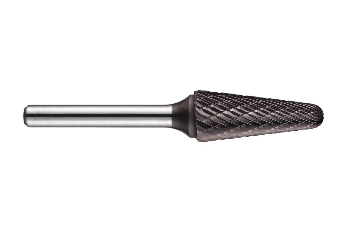 DORMER Frässtift KEL Ø 12,7 mm HM TiAlN Kreuzverzahnung für Stahl & Edelstahl