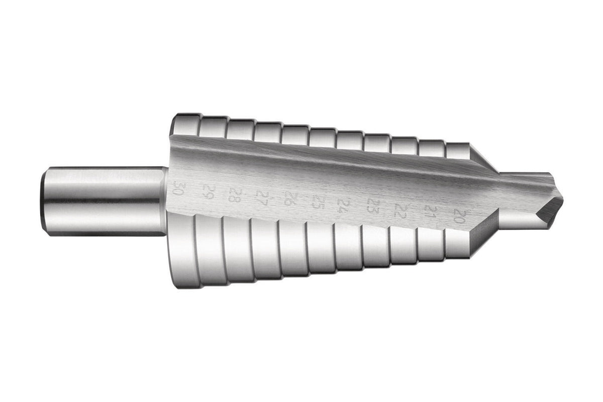 DORMER Stufenbohrer HSS Blank G314 – 12–20 mm, Zylinderschaft 9 mm, unbeschichtet