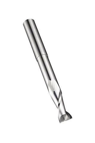 DORMER Schaftfräser S611 Typ W Ø10 mm – 2 Schneiden, 0,1 mm Radius, VHM, 100 mm