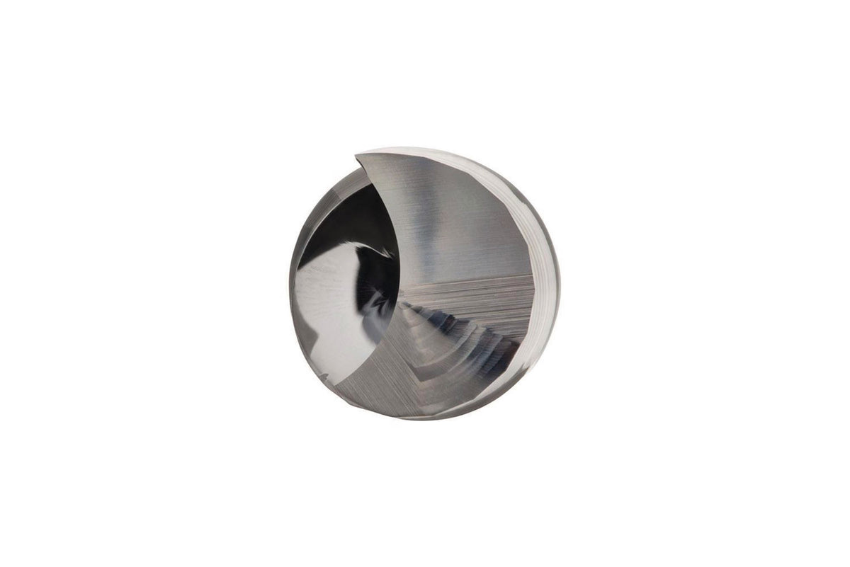 DORMER Schaftfräser S637 Ø10 mm HM Polished 25° Z1 – Kurz, DIN 6535-HA