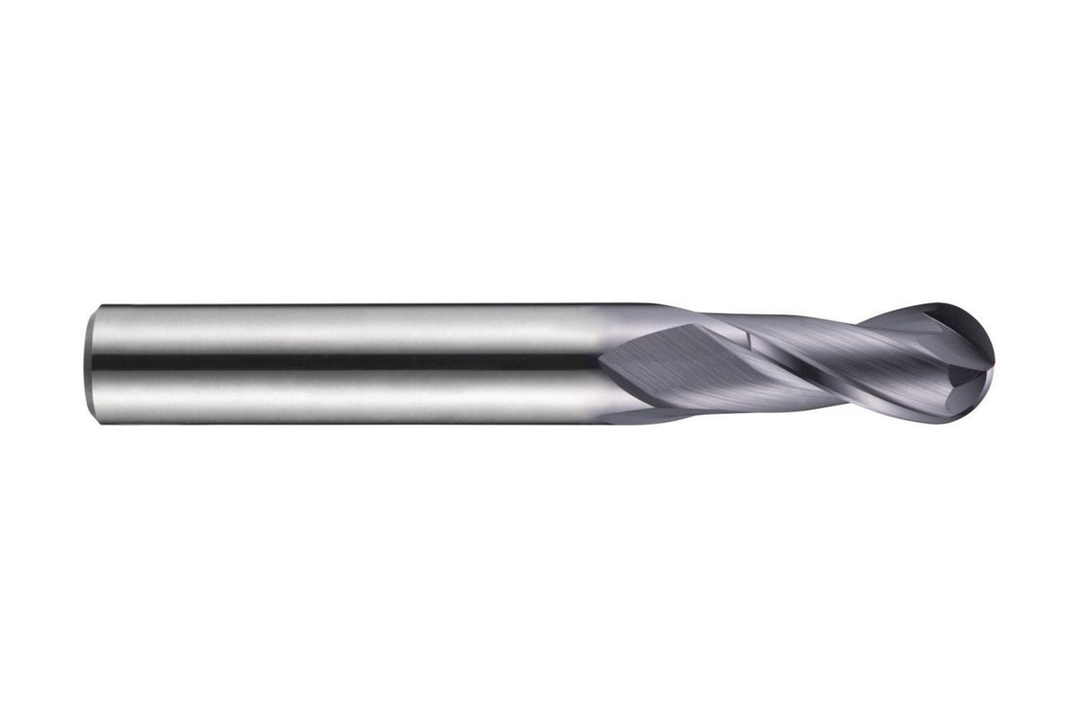 DORMER Radiusfräser S501 1 mm HM X-CEED 2 Schneiden AlTiN für Stahl und Edelstahl