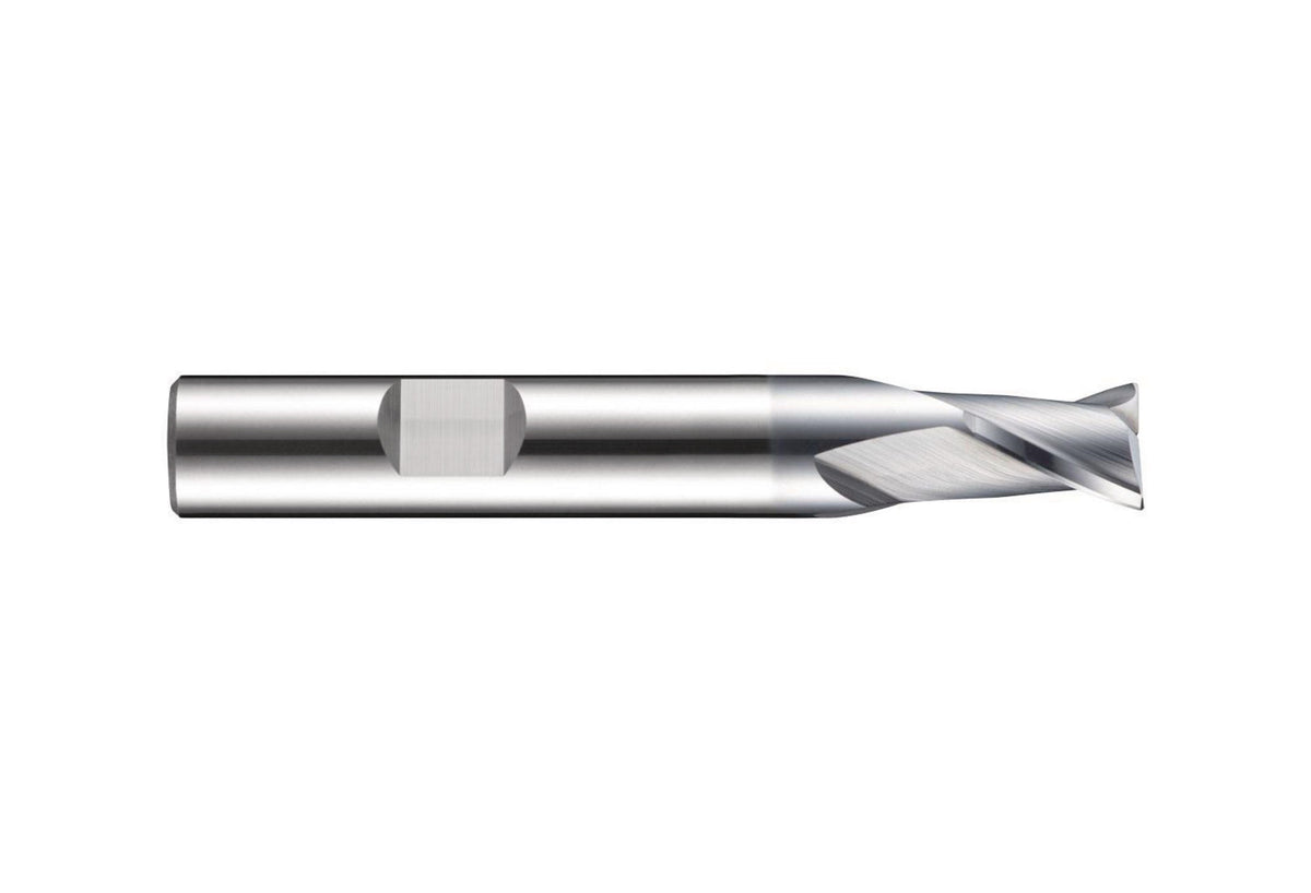 DORMER Langlochfräser HM AlCrN Z2 Ø10 mm – Extra kurz, DIN 6527 K, für Stahl & Edelstahl