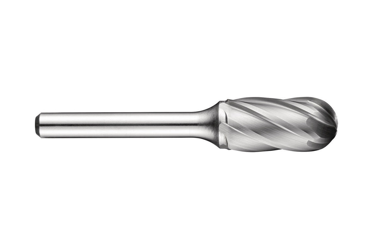 DORMER Frässtift WRC 12,7 mm HM für Aluminium – Zylindrischer Frässtift mit Kugelnase