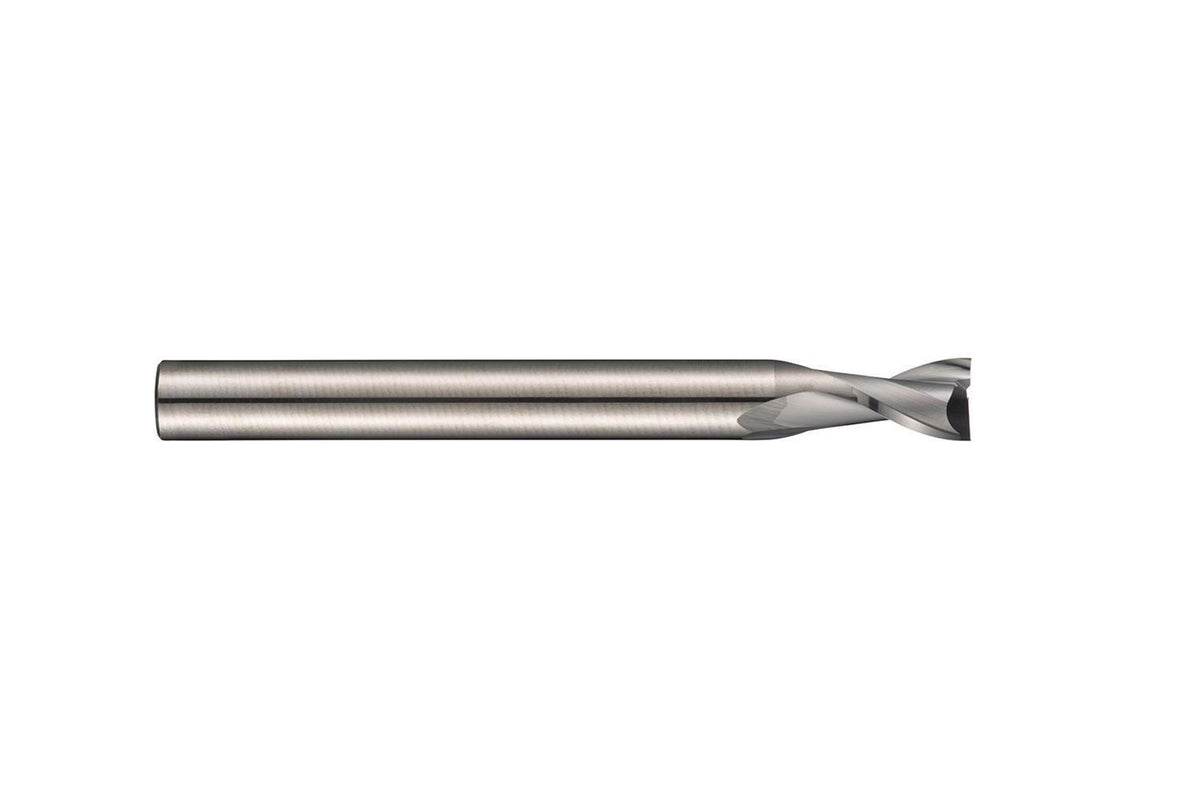 DORMER Schaftfräser S638 Typ W Ø10,3 mm HM Polished – extra kurz, 2 Schneiden