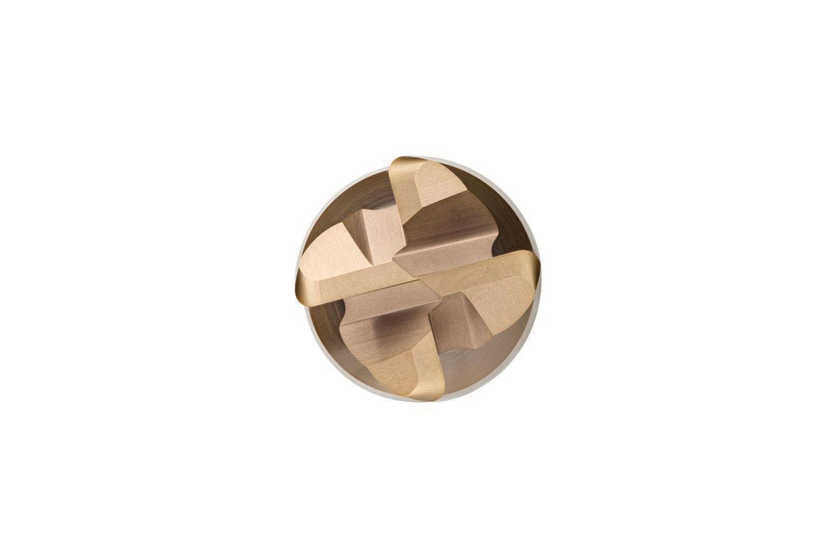 DORMER S521 Schaftfräser Ø10 mm Radius 1 mm VHM TiSiN 4 Schneiden extra kurz