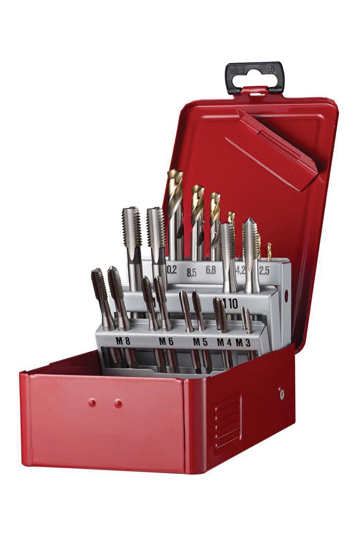 DORMER Handgewindebohrersatz 21-teilig HSS M3-M12 mit Kernlochbohrern